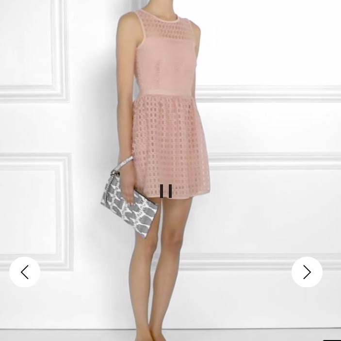 Maje Flare Laced Dress